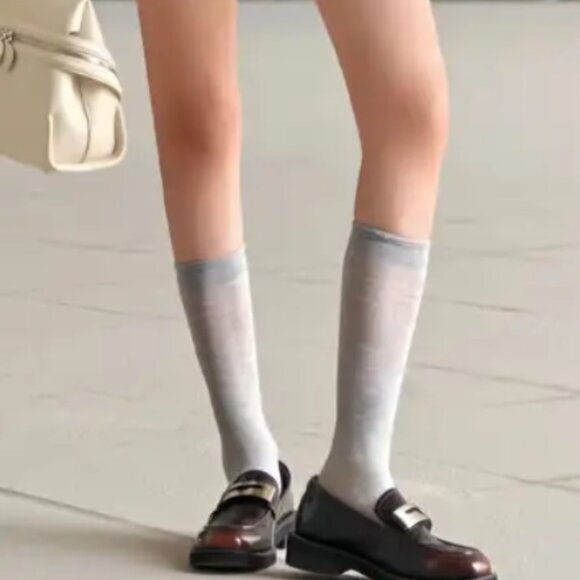 Ribbed Crew Socks - Picture 6 of 7